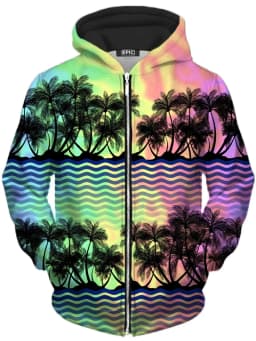 Psychedelic Pattern 3D Printed Scenery Zipper Hoodies Men Women Fashion Hooded Oversized Hoodie Kids Zip Up Sweatshirts Coat