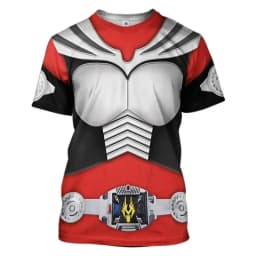 Japanese Anime Kamen Rider Whirlwind 3D Printed T-Shirts Men's And Women's Cosplay T Shirt Summer Street Fashion Sports Tops