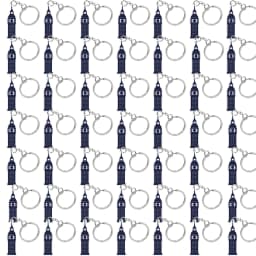 50PCS British Style Keychain Royal Guards Key Accessories Truck Bus Keyring for Motorcycle Car Key Holder Friends Key Gift