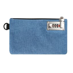 Money Bag Bank Deposit Bag Portable Medicine Bag Small Wallet with Lock for Cash Coins