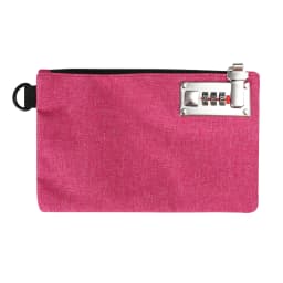 Money Bag Bank Deposit Bag Portable Medicine Bag Small Wallet with Lock for Cash Coins