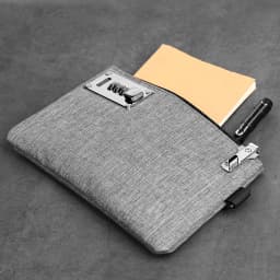 Money Bag Bank Deposit Bag Portable Medicine Bag Small Wallet with Lock for Cash Coins