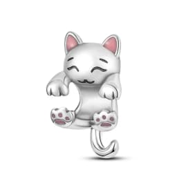 Small Animal Collection 925 Sterling Silver Elephant&Dog&Rabbit&Monkey&Raccoon&Fox Fit DIY Bracelet Bead Charm