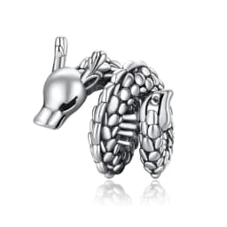 Small Animal Collection 925 Sterling Silver Elephant&Dog&Rabbit&Monkey&Raccoon&Fox Fit DIY Bracelet Bead Charm