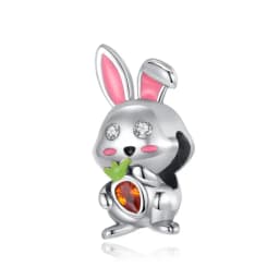 Small Animal Collection 925 Sterling Silver Elephant&Dog&Rabbit&Monkey&Raccoon&Fox Fit DIY Bracelet Bead Charm