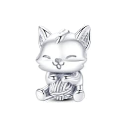 Small Animal Collection 925 Sterling Silver Elephant&Dog&Rabbit&Monkey&Raccoon&Fox Fit DIY Bracelet Bead Charm