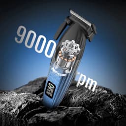 Kemei Professional Barber Hair Clippers for Men Cordless Rechargeable Hair Cutting Machine Electric Men Hair Trimmers 9000RPM