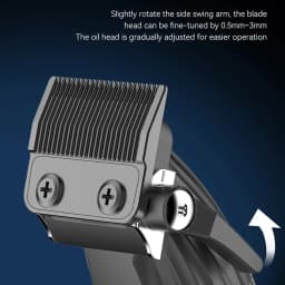 Kemei Professional Barber Hair Clippers for Men Cordless Rechargeable Hair Cutting Machine Electric Men Hair Trimmers 9000RPM