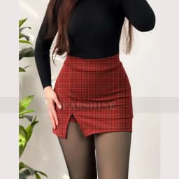 Women Skirts A-Line Korean Style High Waist Split Mini Skirt Woman Simple Casual Office Shorts Skirts Female Slimming Clothing