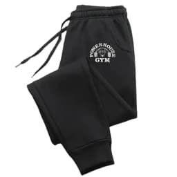 GYM Powerhouse Print Pants Men Casual Sports Pants Running Workout Jogging Long Pants Men Fleece Jogger Sweatpants Long Pants