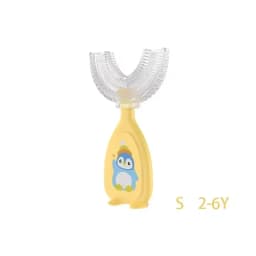 Kids Brush 360 Degree U-shaped Children's Toothbrush Health Soft Silicone Teeth Oral Care Cleaning Waterproof Teeth Whitening