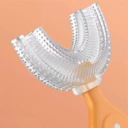 Kids Brush 360 Degree U-shaped Children's Toothbrush Health Soft Silicone Teeth Oral Care Cleaning Waterproof Teeth Whitening