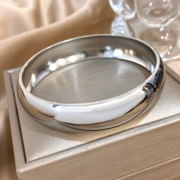 Big Glossy Wide Bracelet Bangle Hypoallergenic 18K Gold Plated Bracelets for Women Stainless Steel Cuff Jewelry Accessories