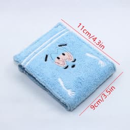 Cute Towel cloth embroidered anime fashion wallet, designer personalized ID card holder