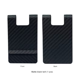 High Quality Matte Twill Permium Carbon Fiber Money Clip Portable Pocket Wallet Slim Bussiness Credit Card Holder