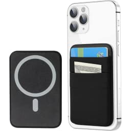 Mobile Phone Magsafe Wallet Mag Card Holder Elastic Slim Cardholder Compatible Magentic Wallets for IPhone 16 15 Samsung Android