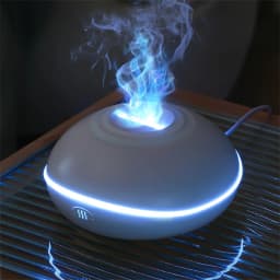 Aroma Humidifier Flame Can Add Essential Oil Small Aromatherapy Machine Air Humidifier Equipped with Colorful Lighting Function