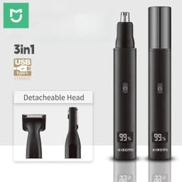 NEW! Mijia 3 in 1 Electric Nose Ear Hair Trimmer for Men Painless Rechargeable Sideburns Eyebrows Beard Hair Clipper Shaver