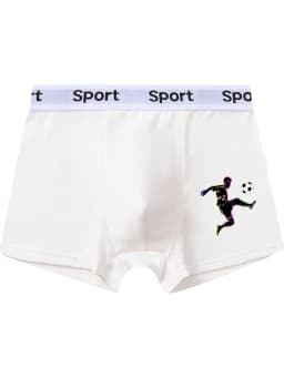 5 pieces mixed boys underwear 8-14 years old soft breathable solid color comfortable football player boy boxer briefs 95% cotton