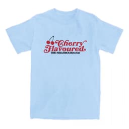 Cherry Flavoured The Neighbourhood Tshirts Band The NBHD Graphic T-shirt Hip Hop UnisexS Treetwear Cotton Tees Summer Male Tops