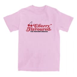 Cherry Flavoured The Neighbourhood Tshirts Band The NBHD Graphic T-shirt Hip Hop UnisexS Treetwear Cotton Tees Summer Male Tops