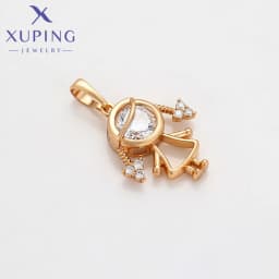 Xuping Jewelry New Arrival Fashion Special Pendant Necklace of Gold Color Women Party Gift X001041822