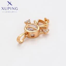 Xuping Jewelry New Arrival Fashion Special Pendant Necklace of Gold Color Women Party Gift X001041822