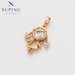 Xuping Jewelry New Arrival Fashion Special Pendant Necklace of Gold Color Women Party Gift X001041822