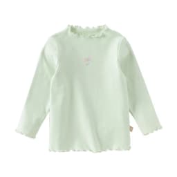 Dave Bella 2025 Spring Children Girls Baby Long Sleeved T-shirts Fashion Casual Children's Pure Cotton Base Layers Top DB1250442