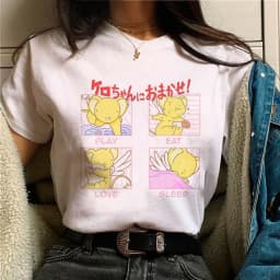 Cardcaptor Sakura Magic Girl Top Women Graphic T-shirt Female Japanese Clothes Funny Gothic Tshirt Female Comic Clothing Top Tee