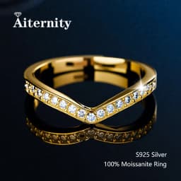 100% Real Moissanite Ring Pass Diamond Tester Pen With GRA Certificate For Women Men 925 Sterling Silver Female Single Tail Ring
