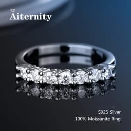 100% Real Moissanite Ring Pass Diamond Tester Pen With GRA Certificate For Women Men 925 Sterling Silver Female Single Tail Ring