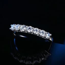 100% Real Moissanite Ring Pass Diamond Tester Pen With GRA Certificate For Women Men 925 Sterling Silver Female Single Tail Ring