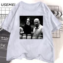 Vintage Walter in Lab T Shirt Men Breaking Bad T-Shirt Funny Graphic T Shirts Unisex Cotton Short Sleeve Tee Shirt Streetwear