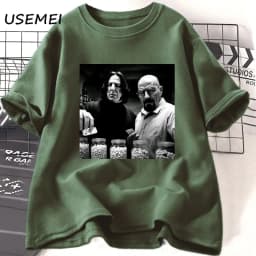Vintage Walter in Lab T Shirt Men Breaking Bad T-Shirt Funny Graphic T Shirts Unisex Cotton Short Sleeve Tee Shirt Streetwear