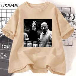 Vintage Walter in Lab T Shirt Men Breaking Bad T-Shirt Funny Graphic T Shirts Unisex Cotton Short Sleeve Tee Shirt Streetwear