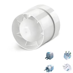 4/5/6 inch 220V Silent Ventilation Air Vents Ventilator Extractor Exhausted Extractor Fan Ventilator Bathroom Kitchen Washroom