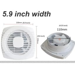 4/5/6 inch 220V Silent Ventilation Air Vents Ventilator Extractor Exhausted Extractor Fan Ventilator Bathroom Kitchen Washroom