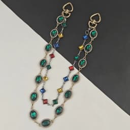 Retro Agate Colorful Pants Chain New Styles For Men And Women Light Luxury Goods Waist Accessory One's Waist Hip Hop Jewelry