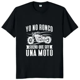 New Arrived Motorcycle Biker T-Shirt Funny Spanish Sayings Dad Boyfriend Gifts Tees Tops Round Neck Casual Soft  Tshirt