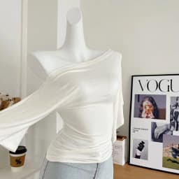Sexy Summer Off Shoulder T Shirt Women Elegant Batwing Short Sleeve Cowl Neck Tops Korean Chic Tight T Shirt Lady Tees 2025 New
