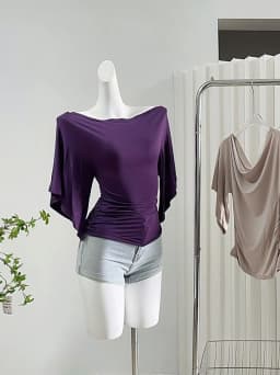 Sexy Summer Off Shoulder T Shirt Women Elegant Batwing Short Sleeve Cowl Neck Tops Korean Chic Tight T Shirt Lady Tees 2025 New