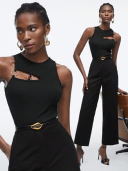 New Summer Women Casual Black Tank Top Sexy Crop Top Streetwear Simple T Shirt Hollow Out Corset Top Female Slim Short T Shirt