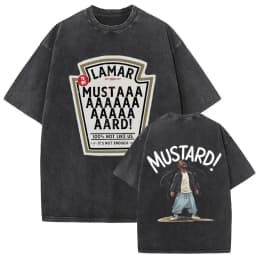 Limited Washed Vintage Rapper Kendrick Lamar DAMN Double Sided Print T-shirt Men Women Hip Hop Fashion Street Oversized T Shirts