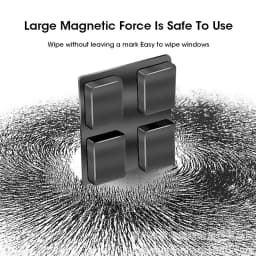 2025 3-8mm Magnetic Glass Window Cleaning Tool Automatic Water Discharge Double-layer Wiper Household Special Window Cleaner