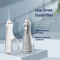 L15 Portable Oral Irrigator DIY Tank Cleaning Modes USB Rechargeable Waterproof Dental Water Flosser 4 Water Jets