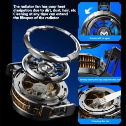 MEMO CX06 CX07 CX08 Frozen Mobile Phone PUBG Game Cooler Semiconductor Cooling Radiator Magnetic Back-clip 2 in 1 Cool Heat Sink