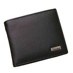 JINBAOLAI Retro Short Men Wallets Genuine Leather Credit Card Holder Waterproof Men Classic Coin Pocket Black Male Wallet