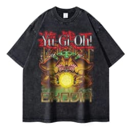 Change of Heart Washed T-shirts Men Women Anime Yu Gi Oh T Shirt Oversized Yugi Muto Tshirt Manga Seto Kaiba Tops Tees Clothing