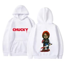 Horror Movie Play Chucky Hoodies Harajuku Hip Hop Streetwear Men Women Autumn Winter Hooded Sweatshirt Pullover Tops